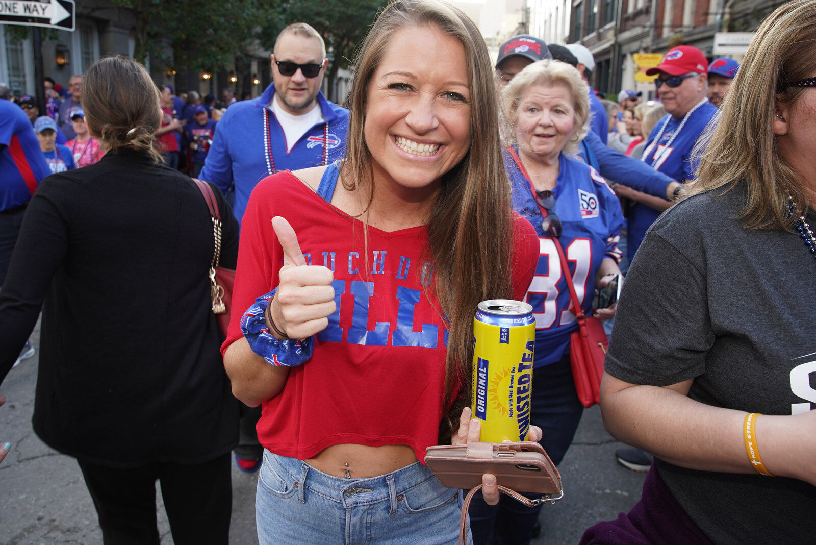 Buffalo Bills packers of NOLA Takeover Parade